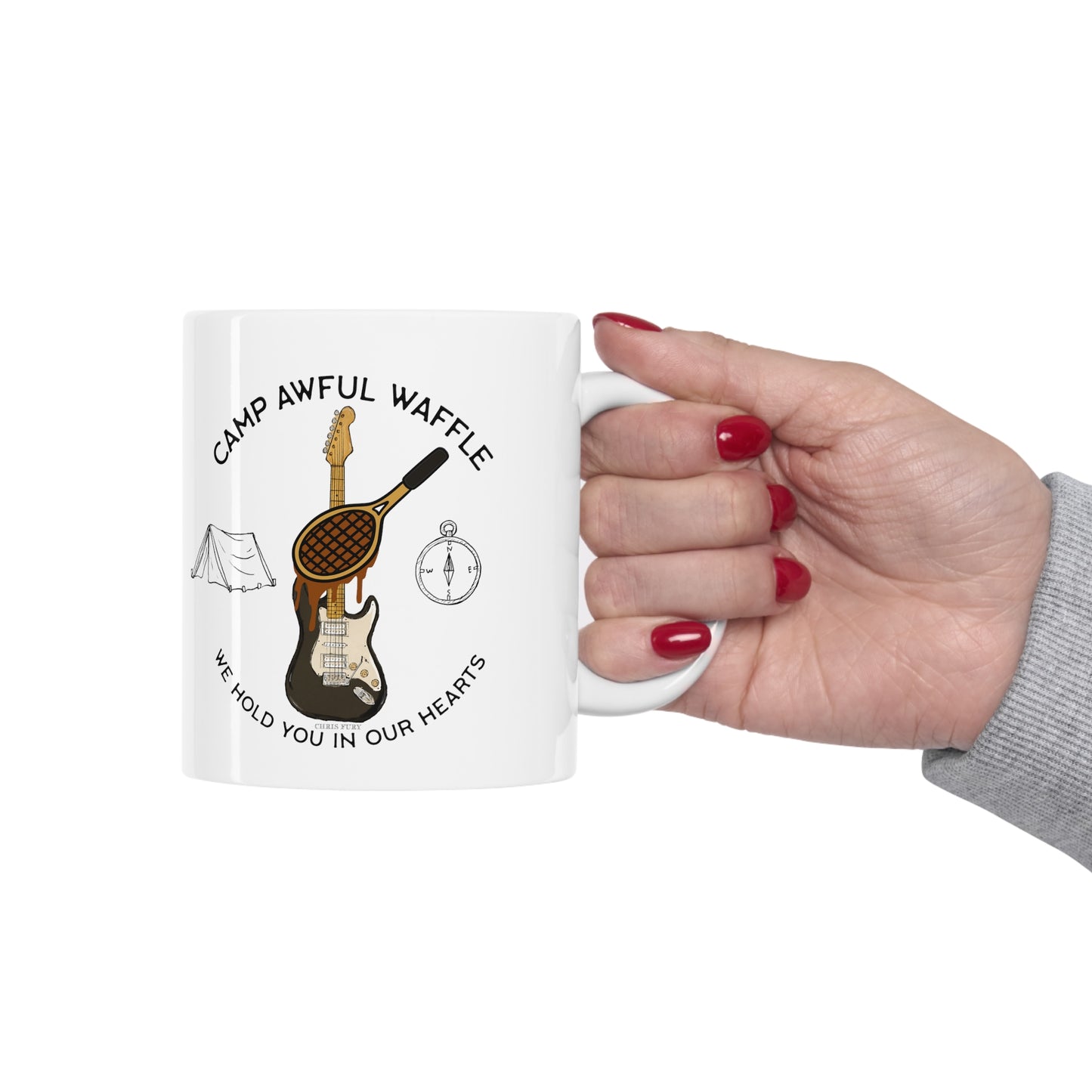 Camp Awful Waffle Mug