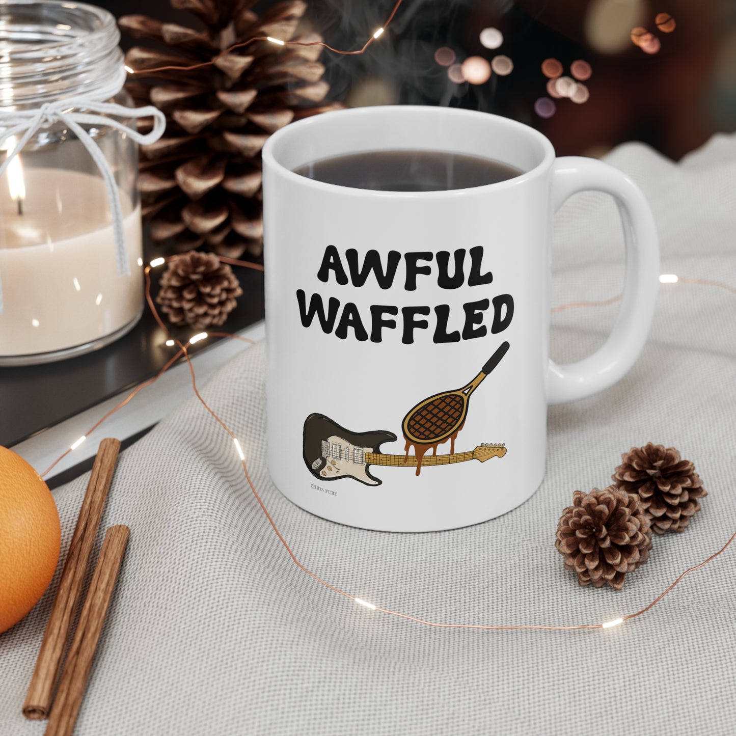 Awful Waffled Mug