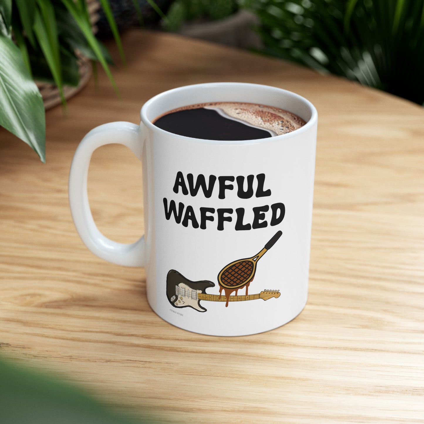 Awful Waffled Mug