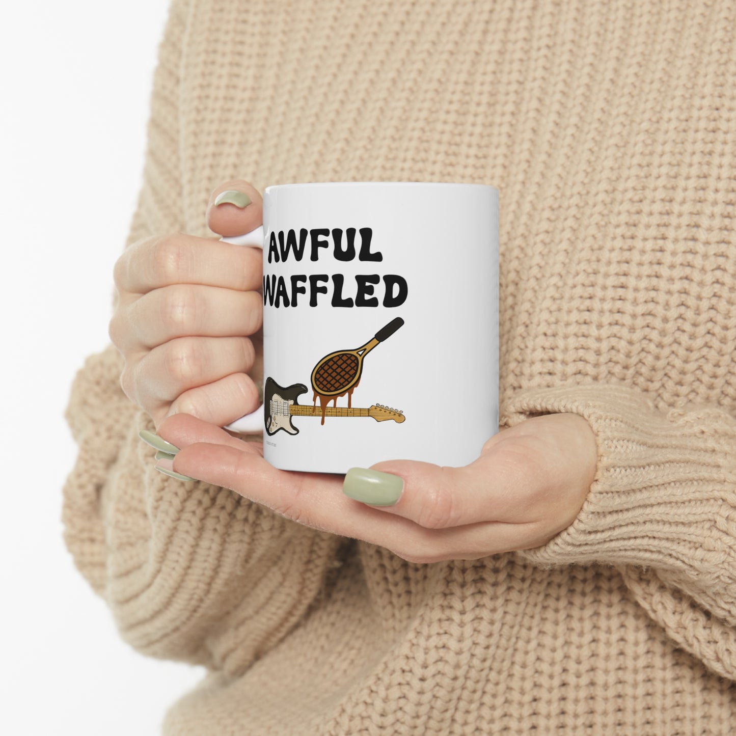 Awful Waffled Mug
