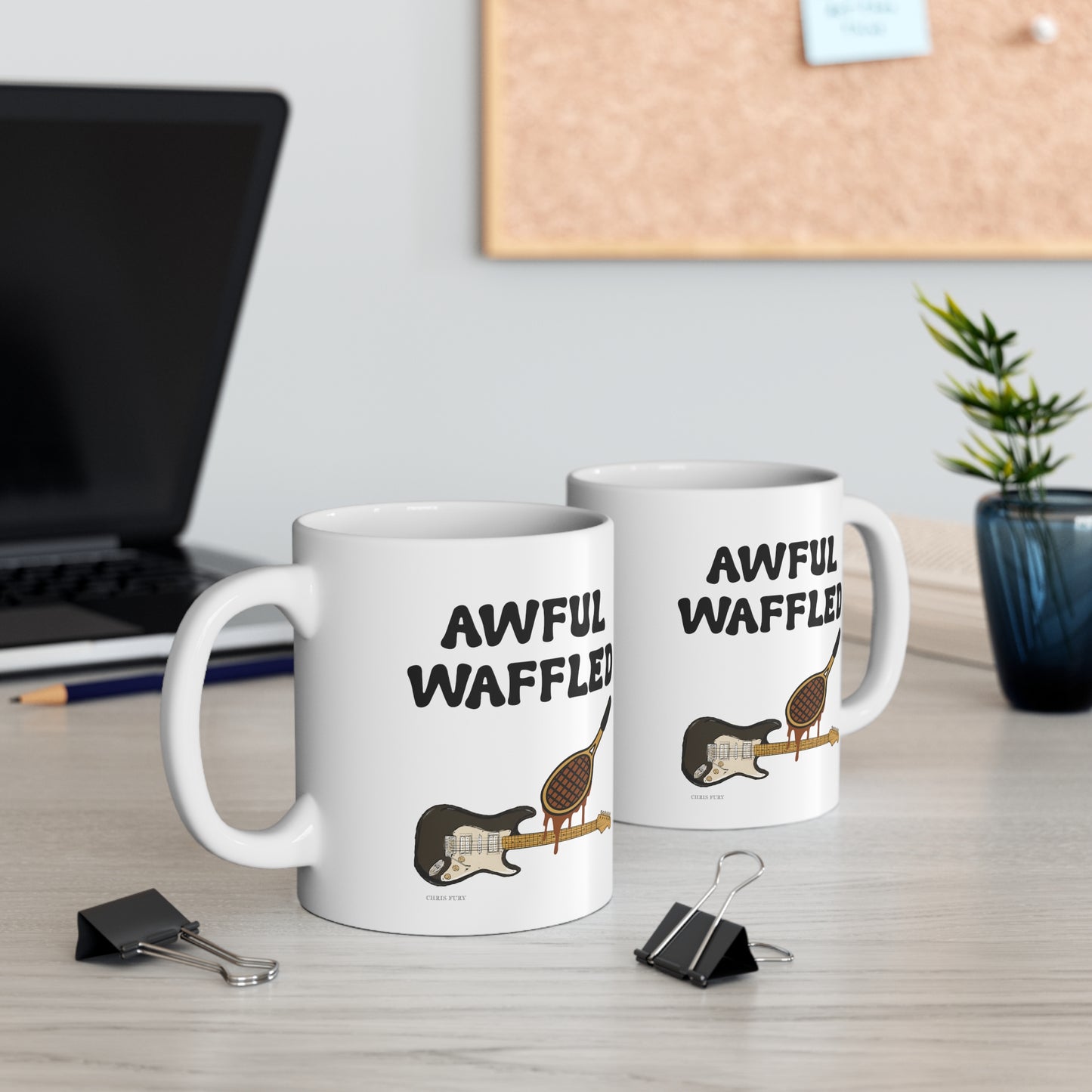 Awful Waffled Mug