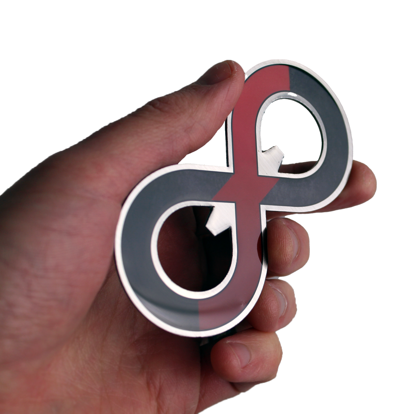 From Darkness "F" Infinity Logo Double Sided Steel Bottle Opener