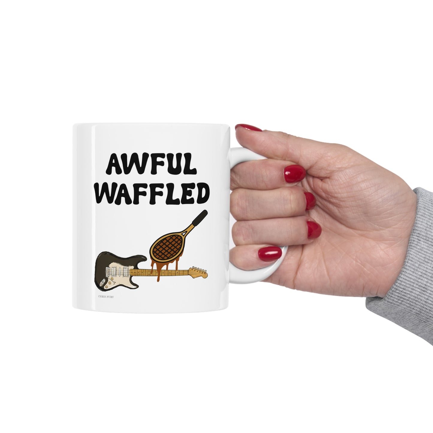 Awful Waffled Mug